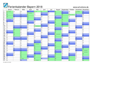 Schulferien Bayern 2019 Pdf Ferien In Bayern 2019 Pdf