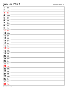 terminkalender-Januar-2027